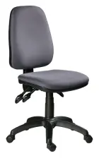 333 ASYN židle kancelářská, koženka SK 1 - koženka stříbrná